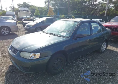 2001 Toyota Corolla Ce из США, поврежденный, VIN 2T1BR12E91C465090